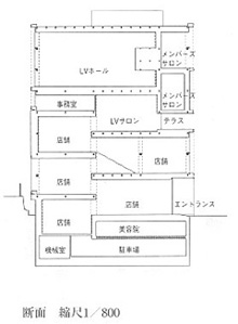 断面 縮尺1/800