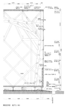 断面詳細　縮尺1/80