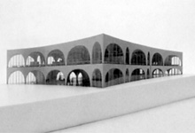 「多摩美術大学付属図書館」模型
