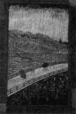 ゴッホが模写した「名所江戸百景大はしあしたの夕立。」