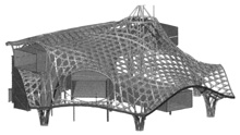 「ポンヒドー・センター・メス」大屋根の構造解析