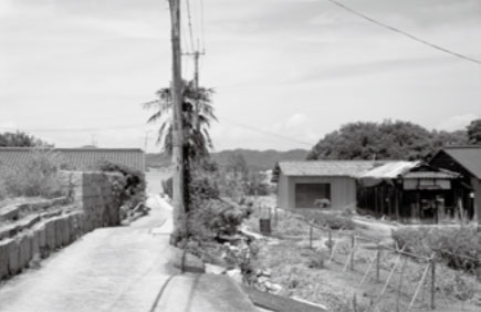「犬島『家プロジェクト』Ｉ邸」南側から見る外観。