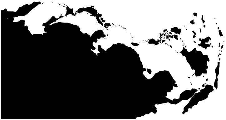 「海で繋がれた東アジアの島嶼の図」外観
