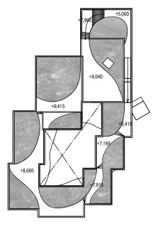 「太田西複合拠点公共施設(太田西コンプレックス)の屋上平面図」外観