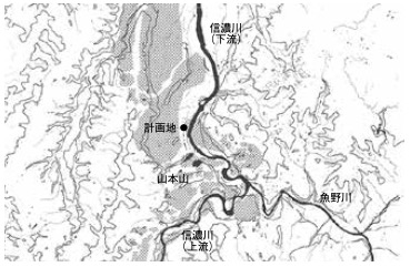 「小千谷市とその周辺の地形図」外観