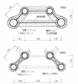 「組柱詳細」の図