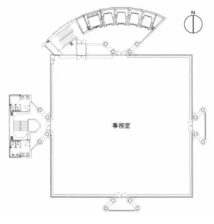 「基準階平面」の図