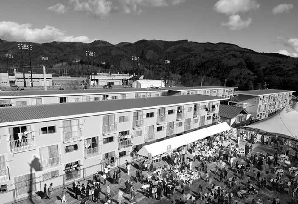 「女川町仮設住宅」外観