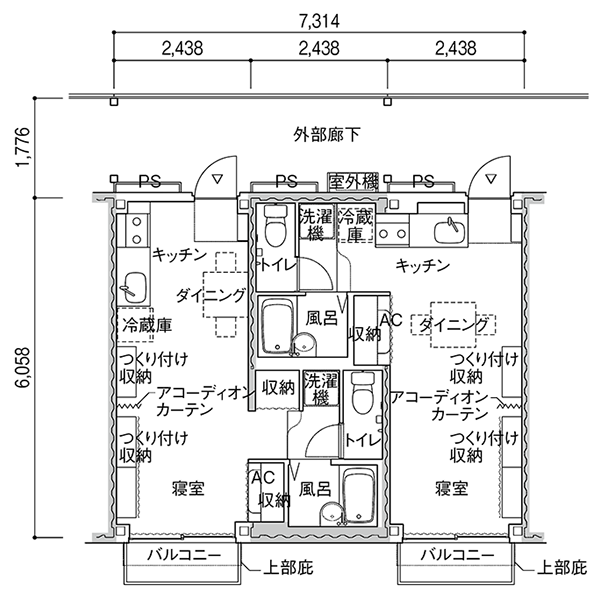 9坪タイプ平面